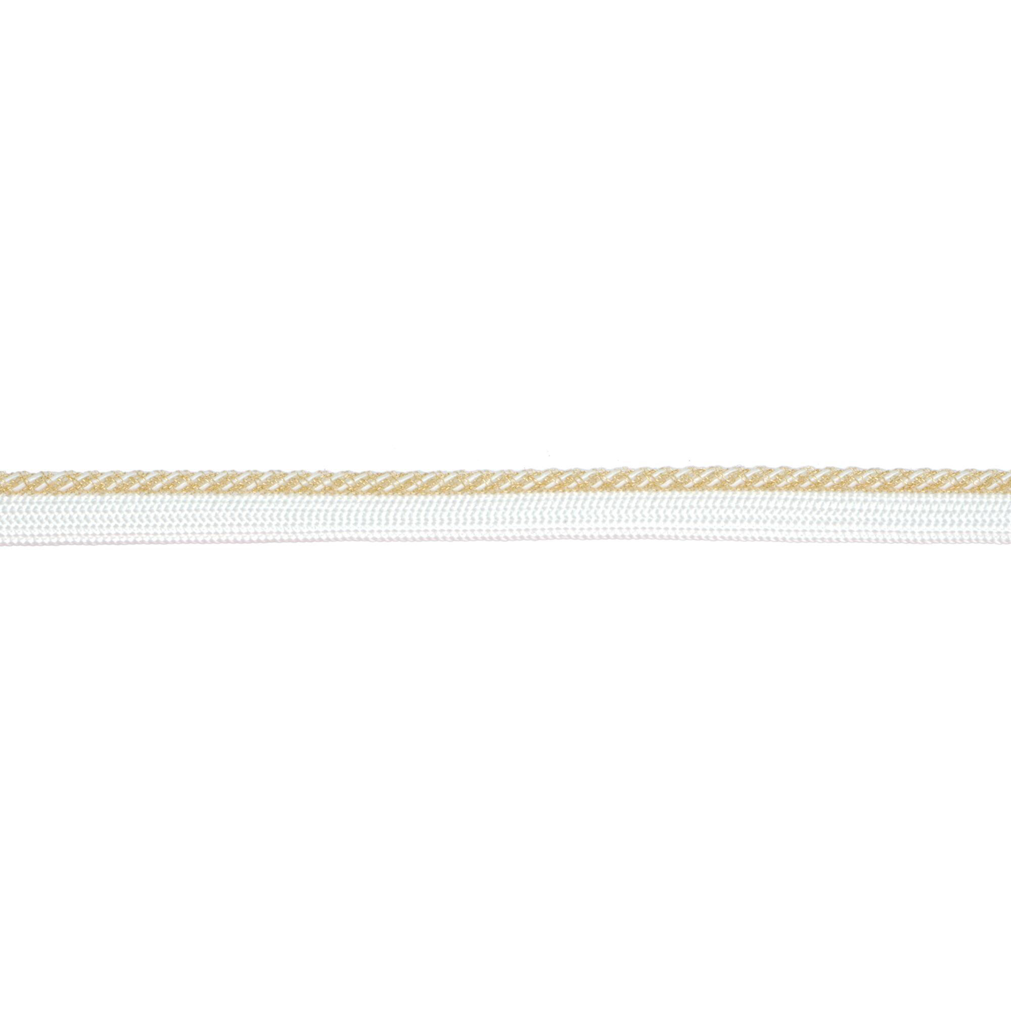 3/8" White & Gold Trim Cording by Celebrate It®